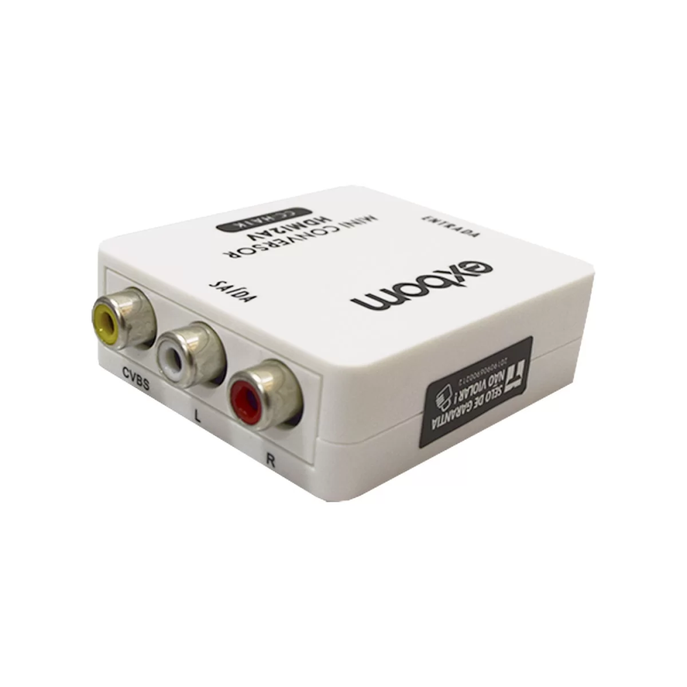 Mini Conversor Hdmi Para Av 1080p Exbom CC-AH1K